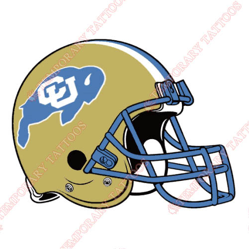 Colorado Buffaloes Customize Temporary Tattoos Stickers NO.4170